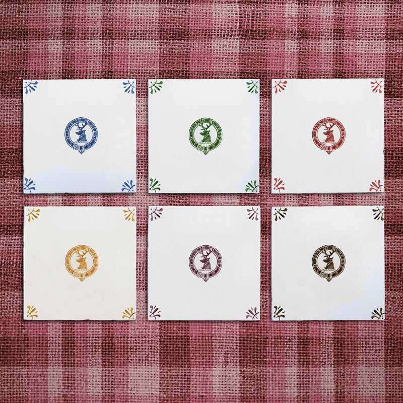 Clan Fraser Crest Delft Tile | Petra Palumbo