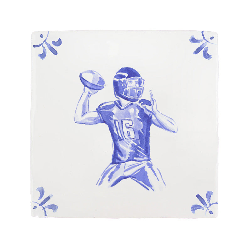 DETROIT LIONS Ceramic Tile Coaster NFL helmet