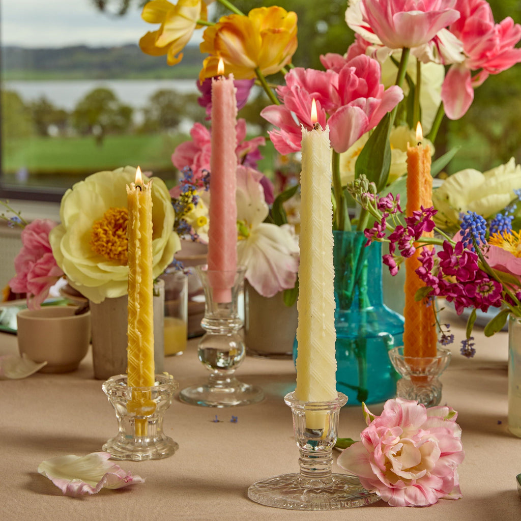 Tartan Obelisk Candles