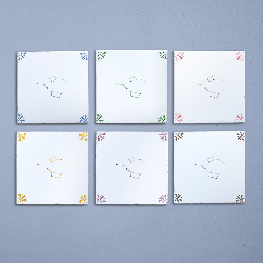 The Big Dipper Delft Tile