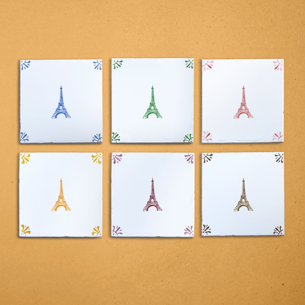 La Tour Eiffel Delft Tile