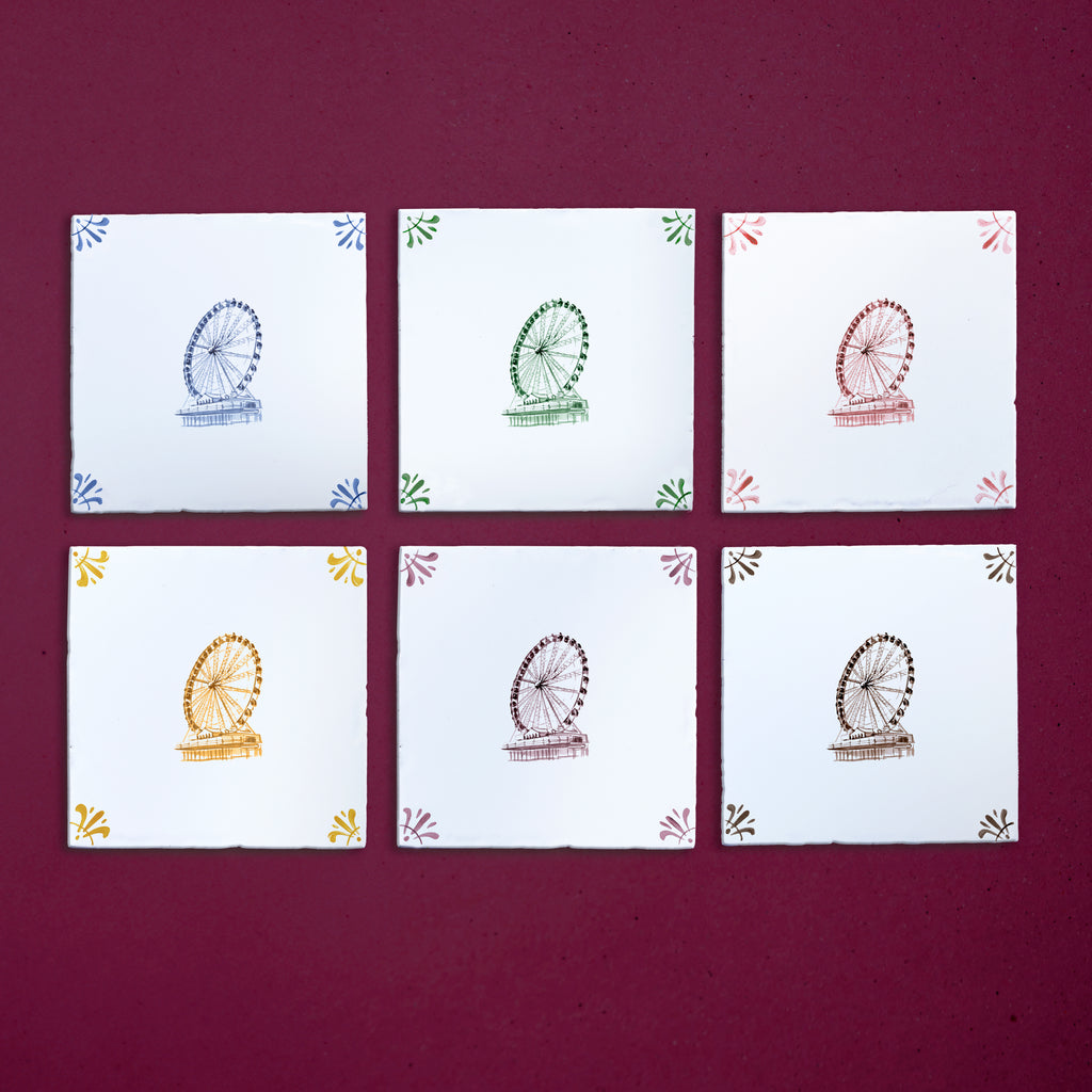 Brighton Ferris Wheel Delft Tile