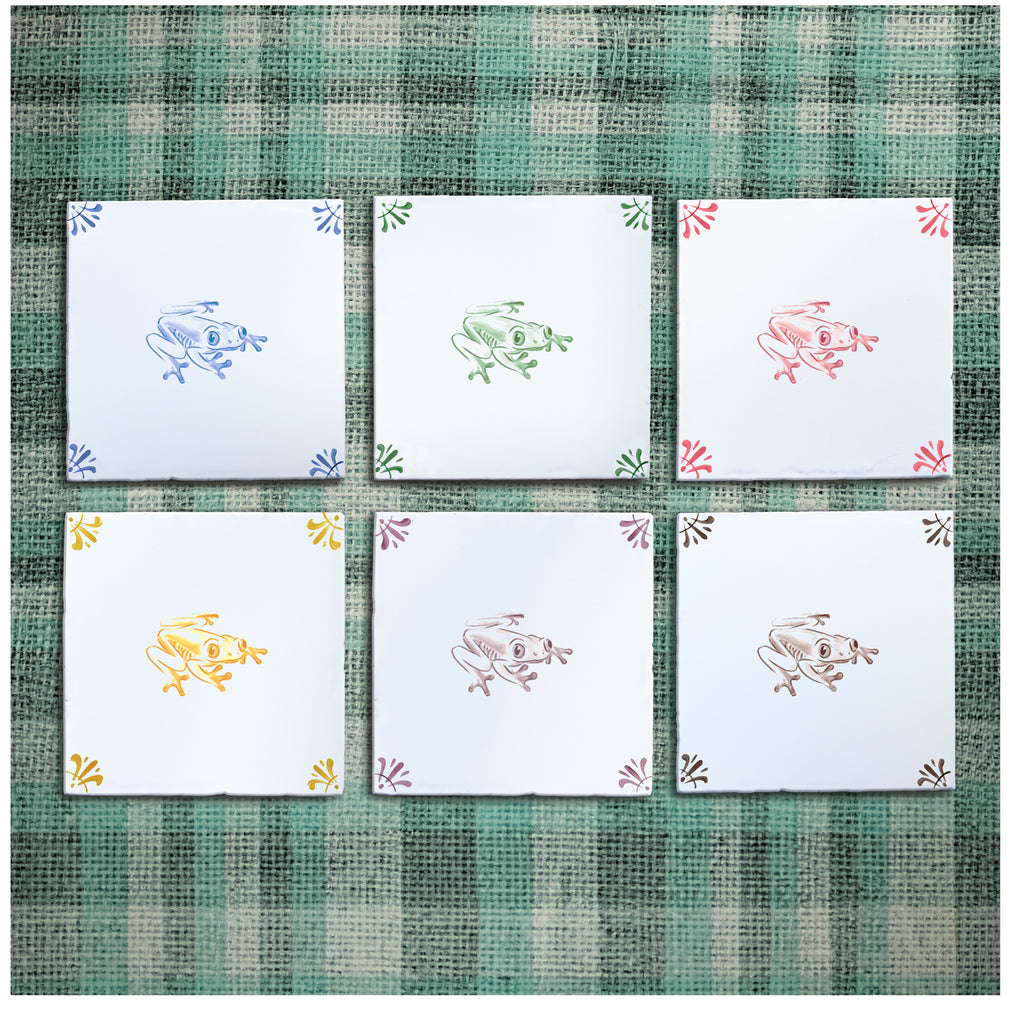 Frog Delft Tile