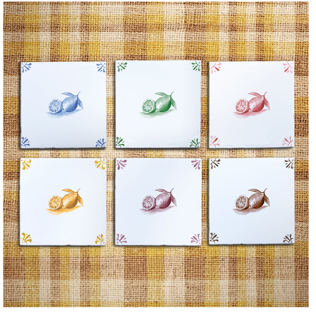 Lemon Delft Tile