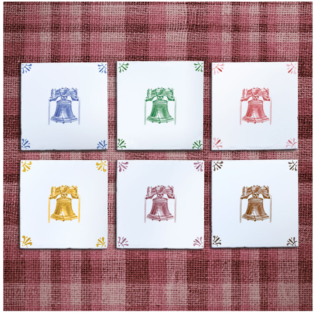 Liberty Bell Delft Tile