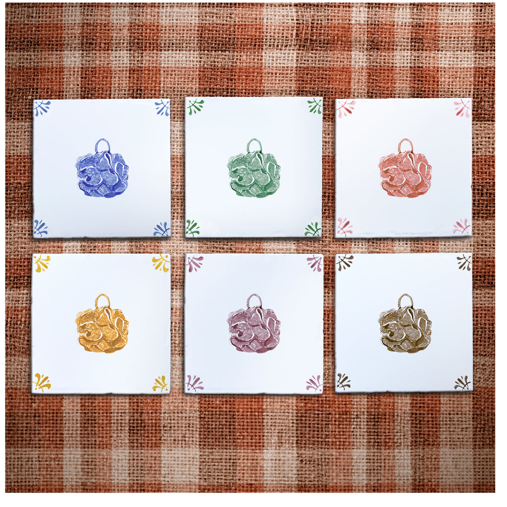 Loofah Delft Tile