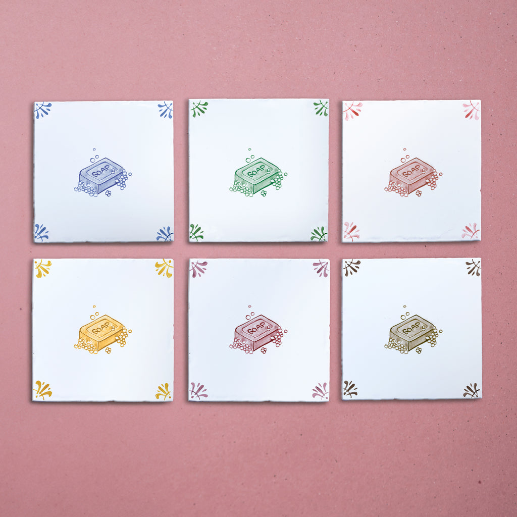 Bar of Soap Delft Tile