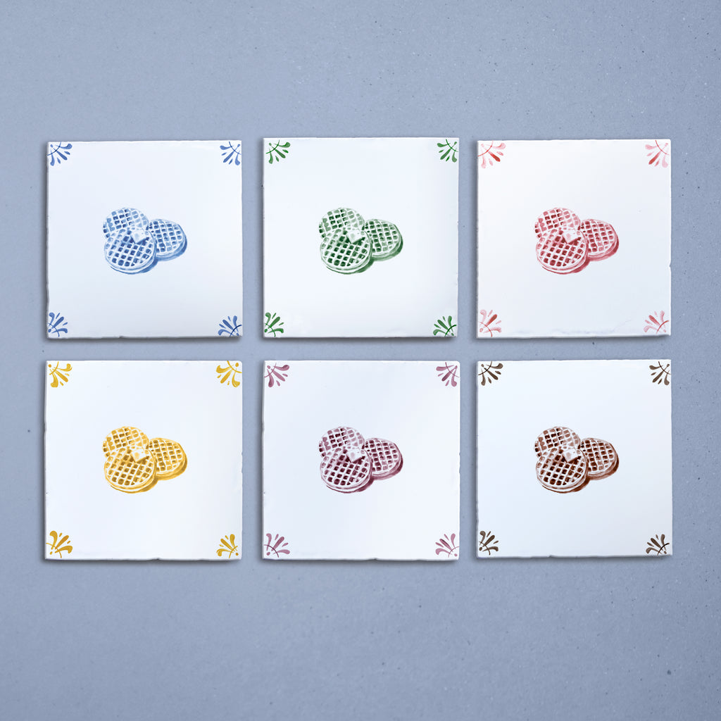 Waffle Delft Tile