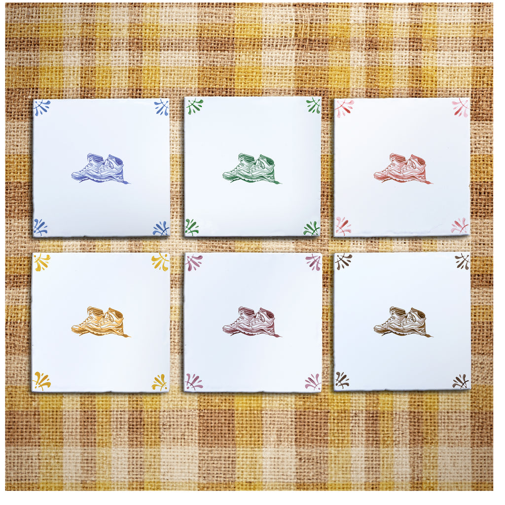 Walking Boots Delft Tile