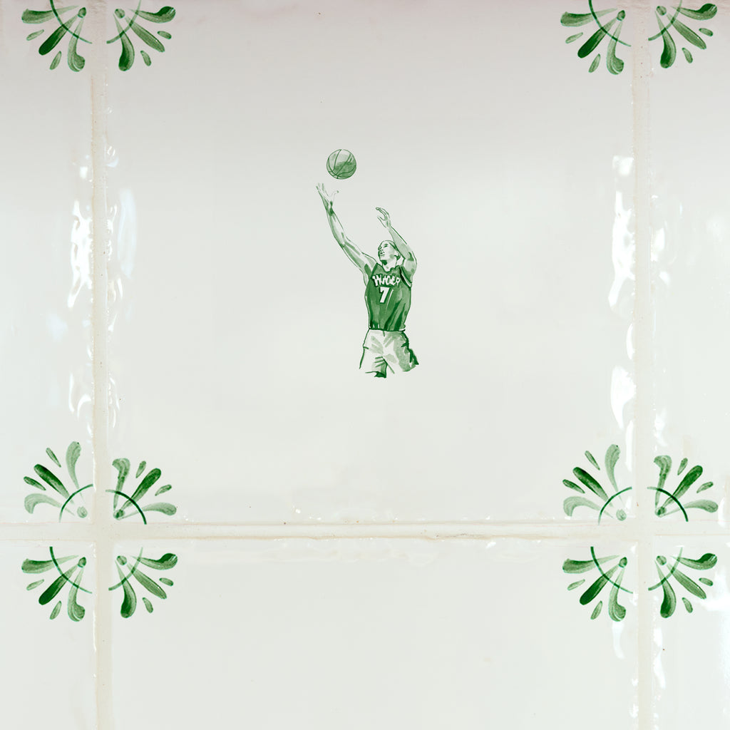 Basketball Delft Tile
