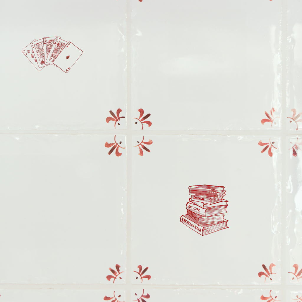 Royal Flush Poker Delft Tile