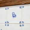 Chesterfield Chair Delft Tile