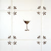 Extra Dirty Martini Delft Tile