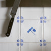 Cork Screw Delft Tile