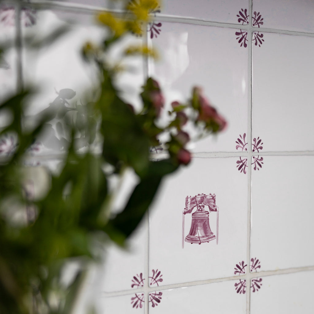 Liberty Bell Delft Tile