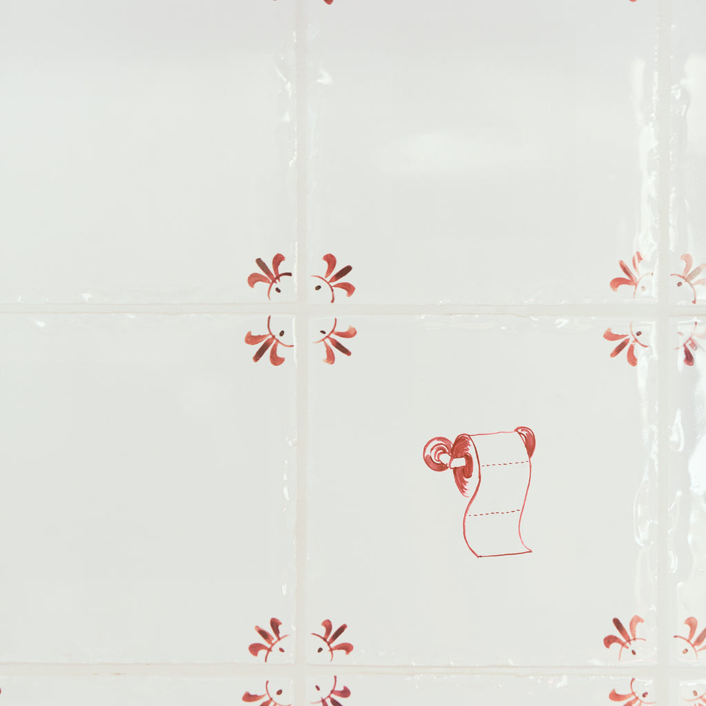 Loo Roll Delft Tile