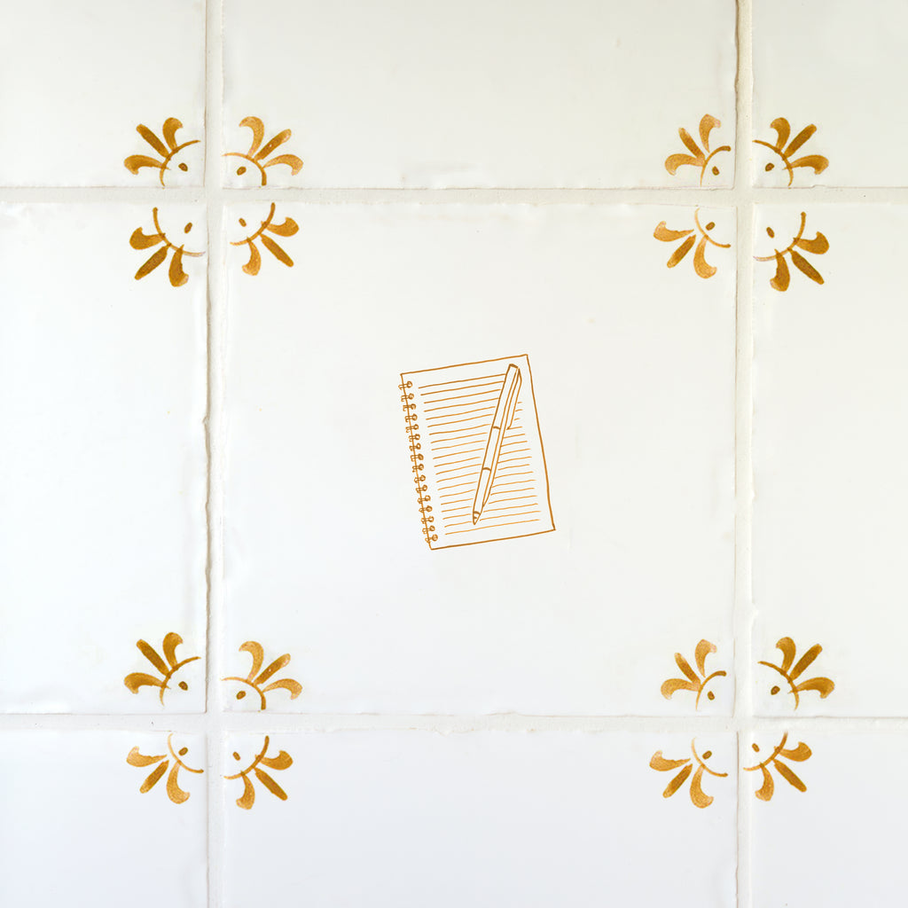 Notepad Delft Tile