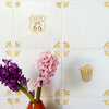 Popcorn Delft Tile