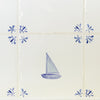 Toy Boat Delft Tile