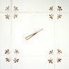 Tweezers Delft Tile, Gold Lustre