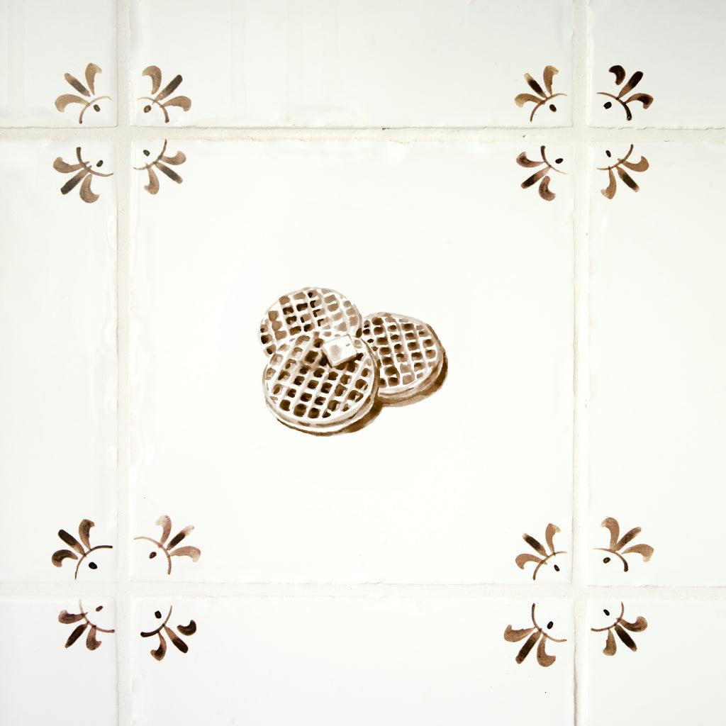 Waffle Delft Tile