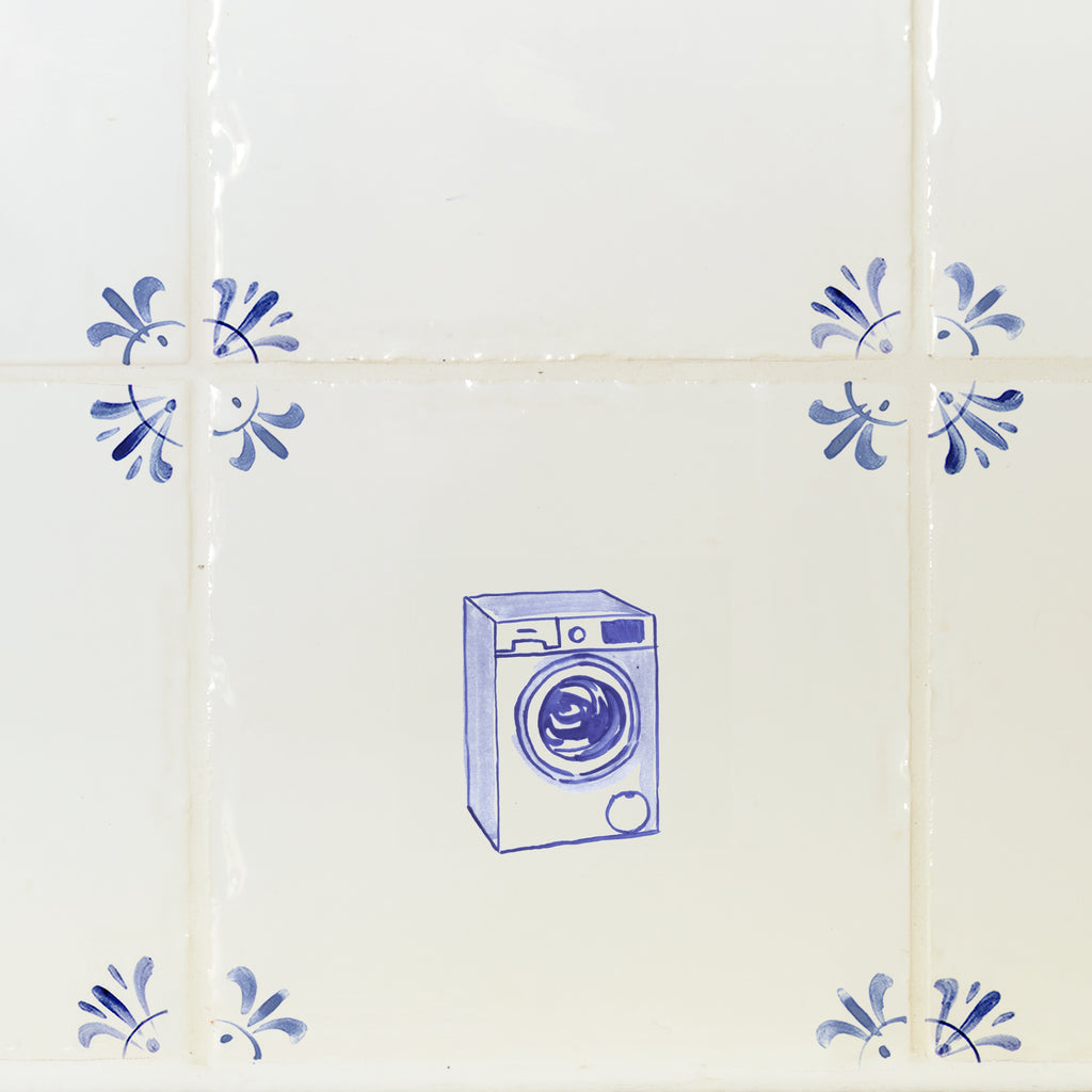 Washing Machine Delft Tile