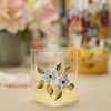 Highland Forget me Not Crystal Tumbler
