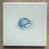 End of Line, Croissant Delft Tile, Blue