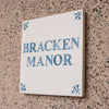 Delft Door Tile, Blue