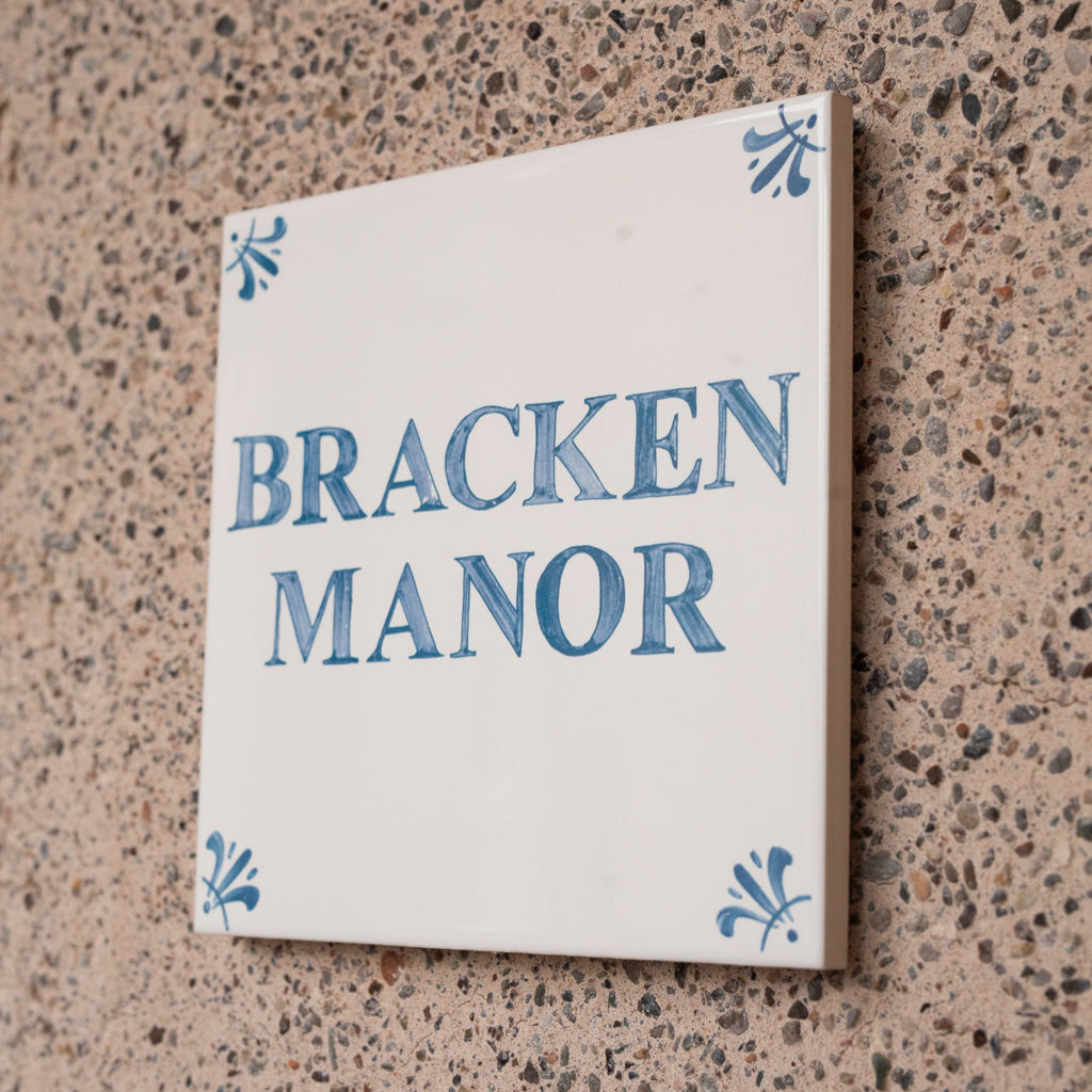 Delft Door Tile, Blue
