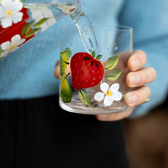 Strawberry Crystal Tumbler