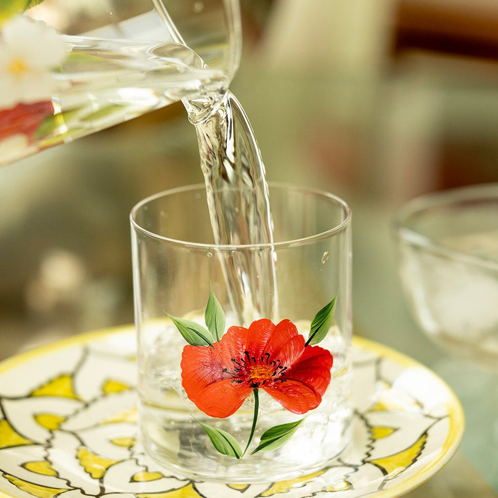 Poppy Crystal Tumbler