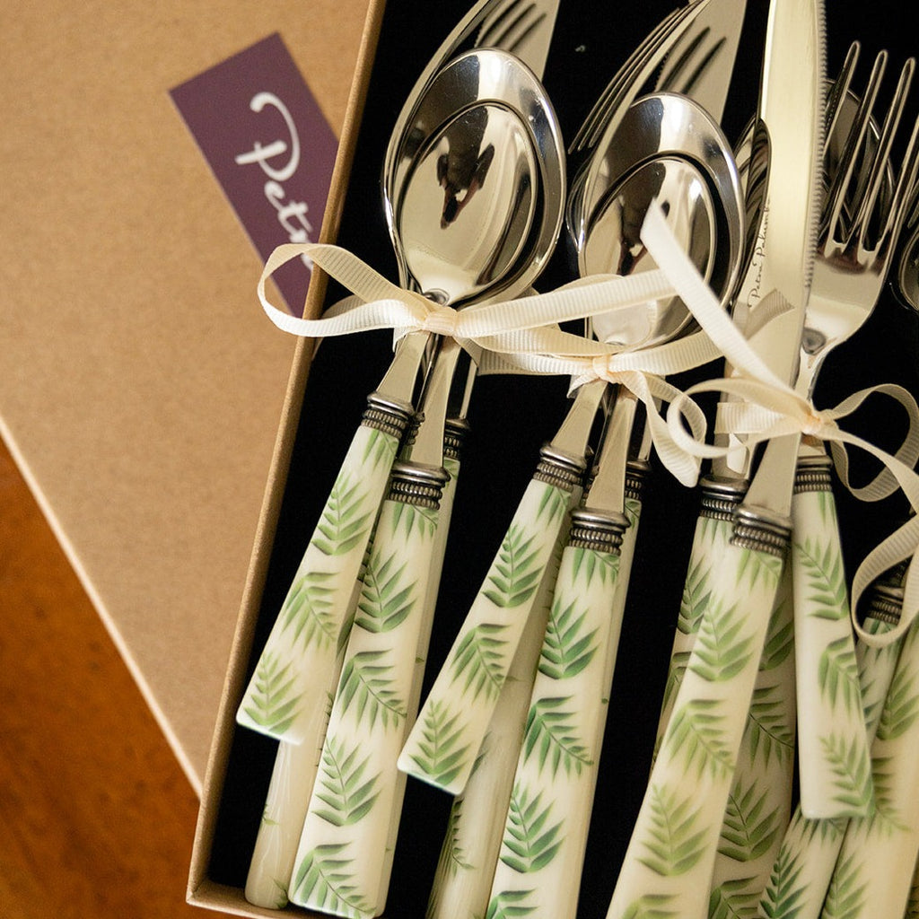 Limited Edition Fern Cutlery, Set of 16