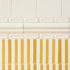 Pinstripe Tile, Delft Mustard