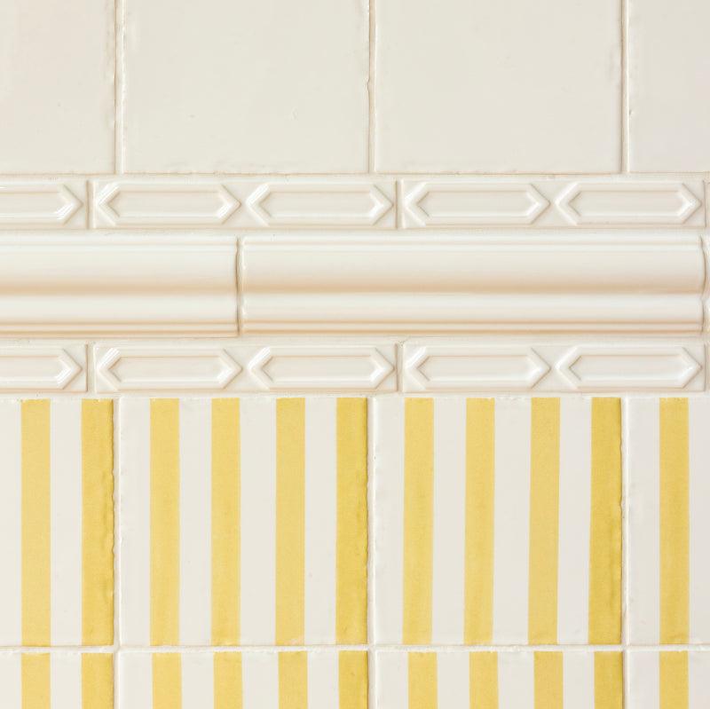 Pinstripe Tile, Primrose