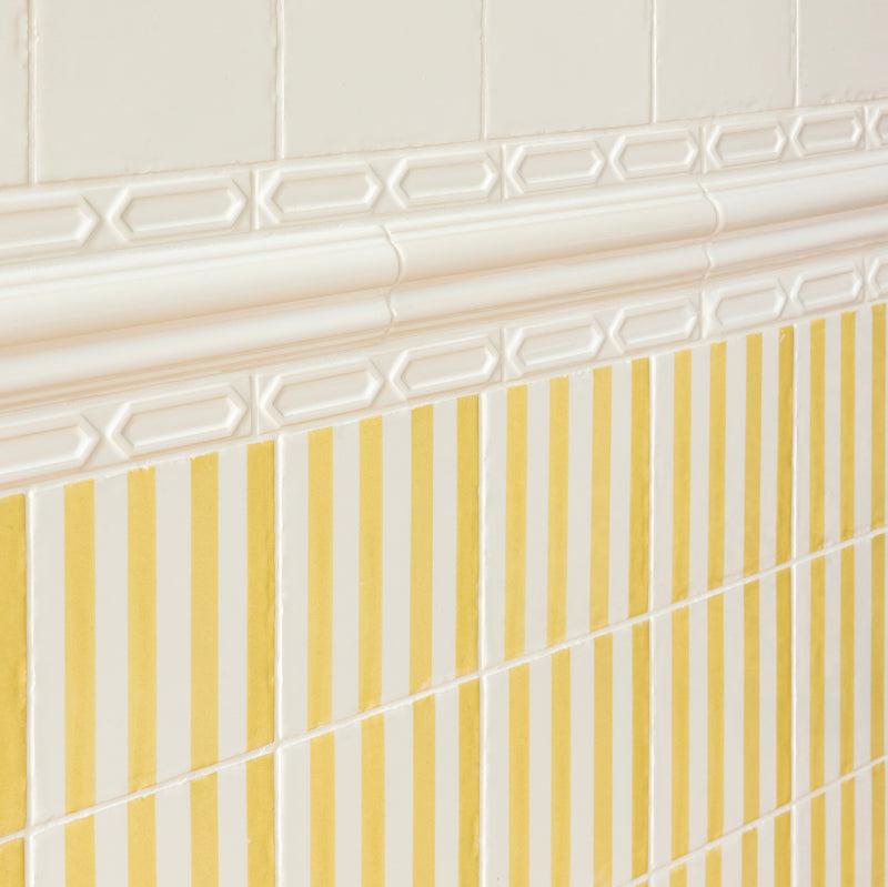 Pinstripe Tile, Primrose