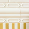 Pinstripe Tile, Delft Mustard