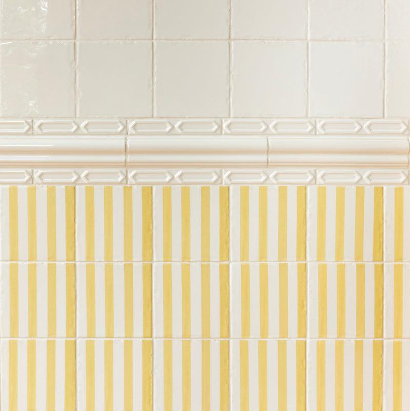 Pinstripe Tile, Primrose