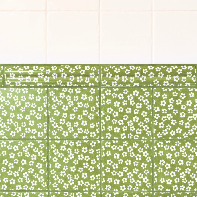 Ditsy Tile, Olive