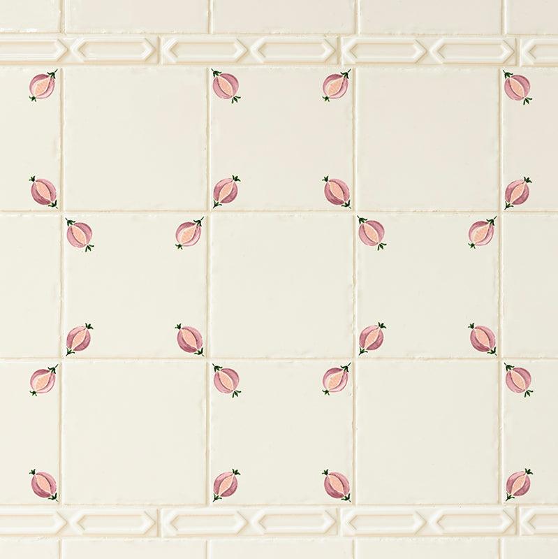 Pomegranate Tile, Cerise