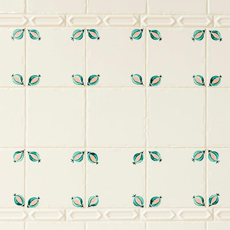 Pomegranate Tile, Teal