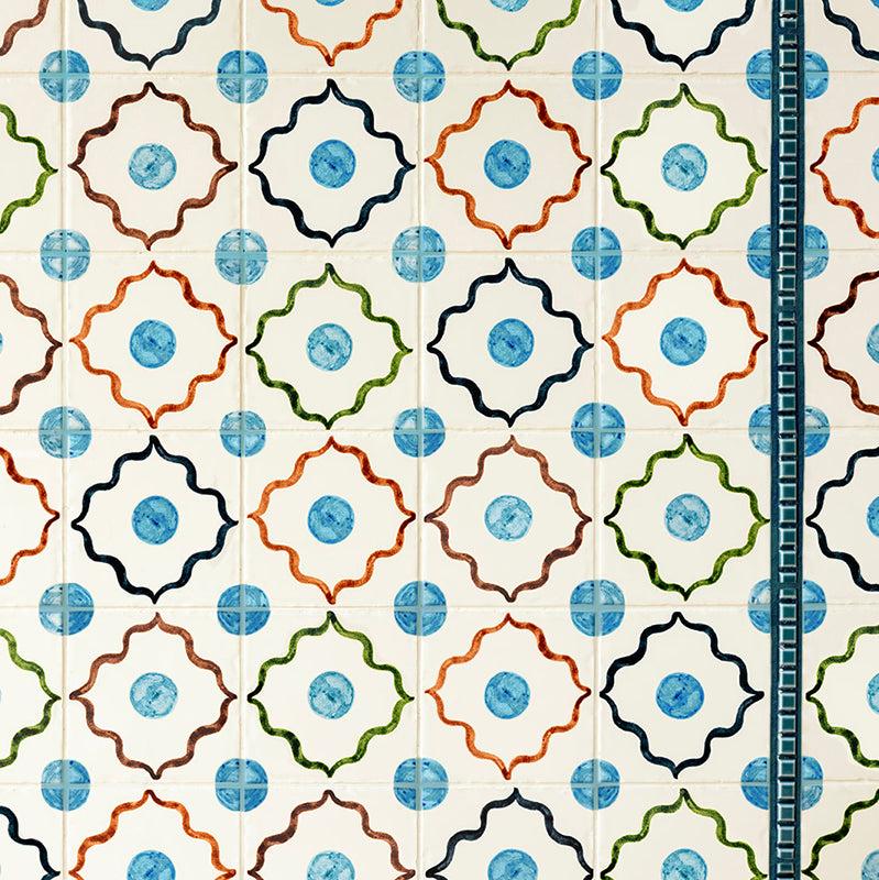 Beirut Tile, Sky Blue Series