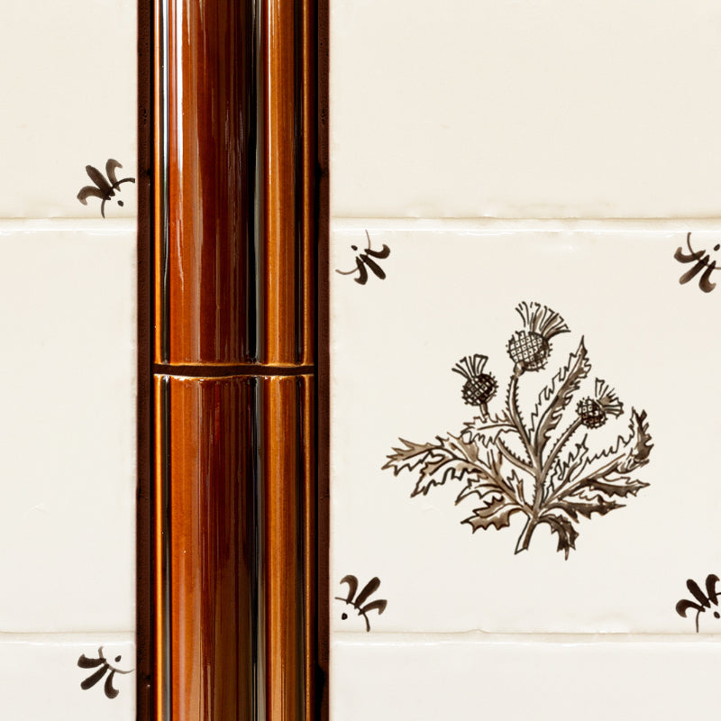 Dado Delft Trim, Sepia