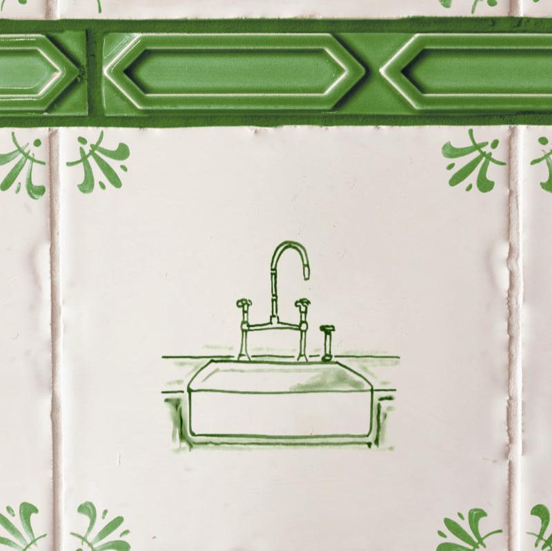 Buckle Delft Trim, Green