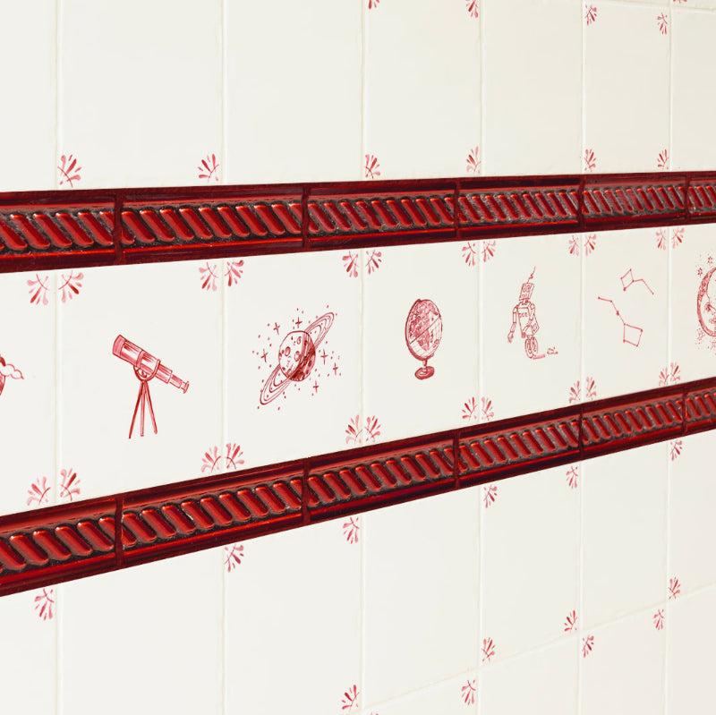 Plait Delft Trim, Crimson