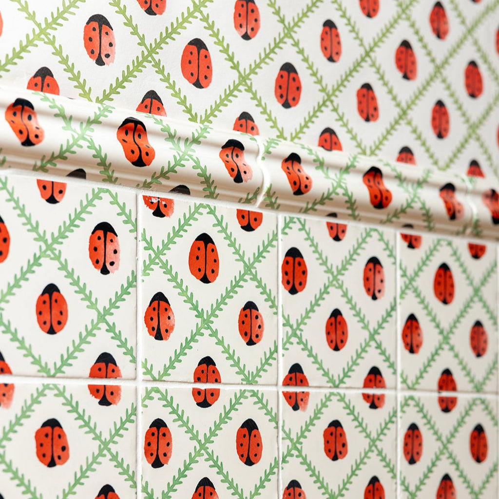 Ladybird Tiles, Set of 4, Lavinia