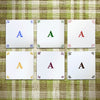 Alphabet A Delft Tile