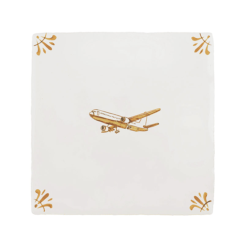 Aeroplane Delft Tile