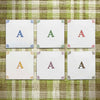 Alphabet A Delft Tile