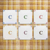 Alphabet C Delft Tile